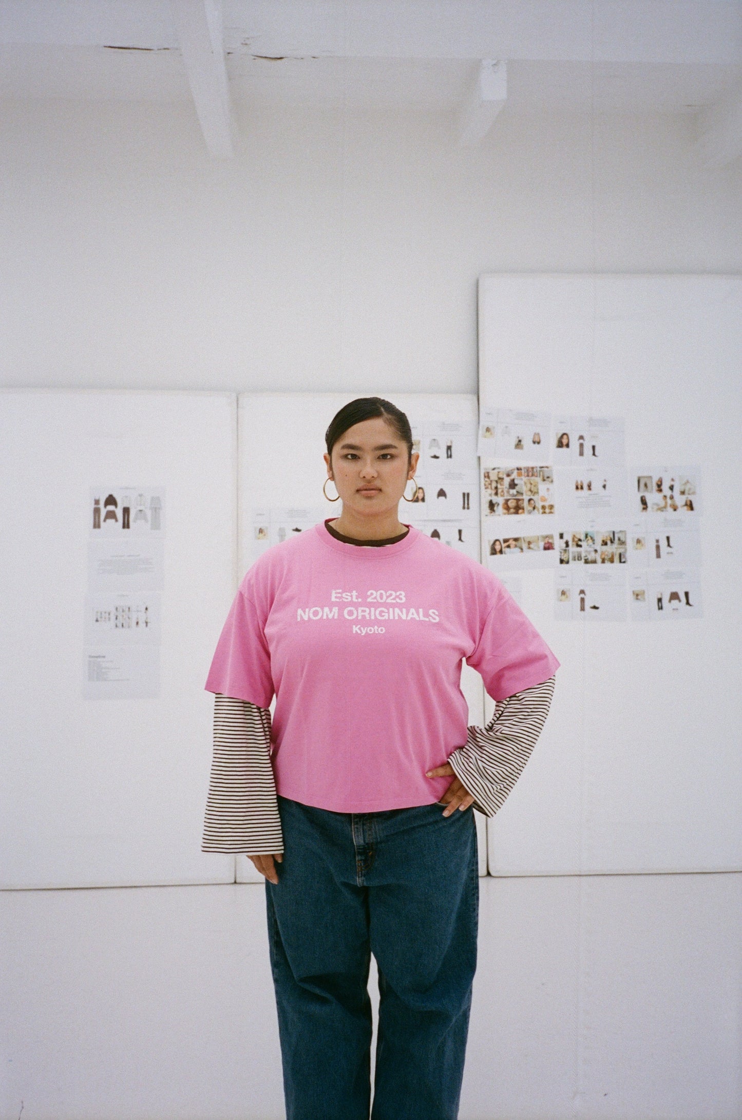 oversized tee kyoto magenta