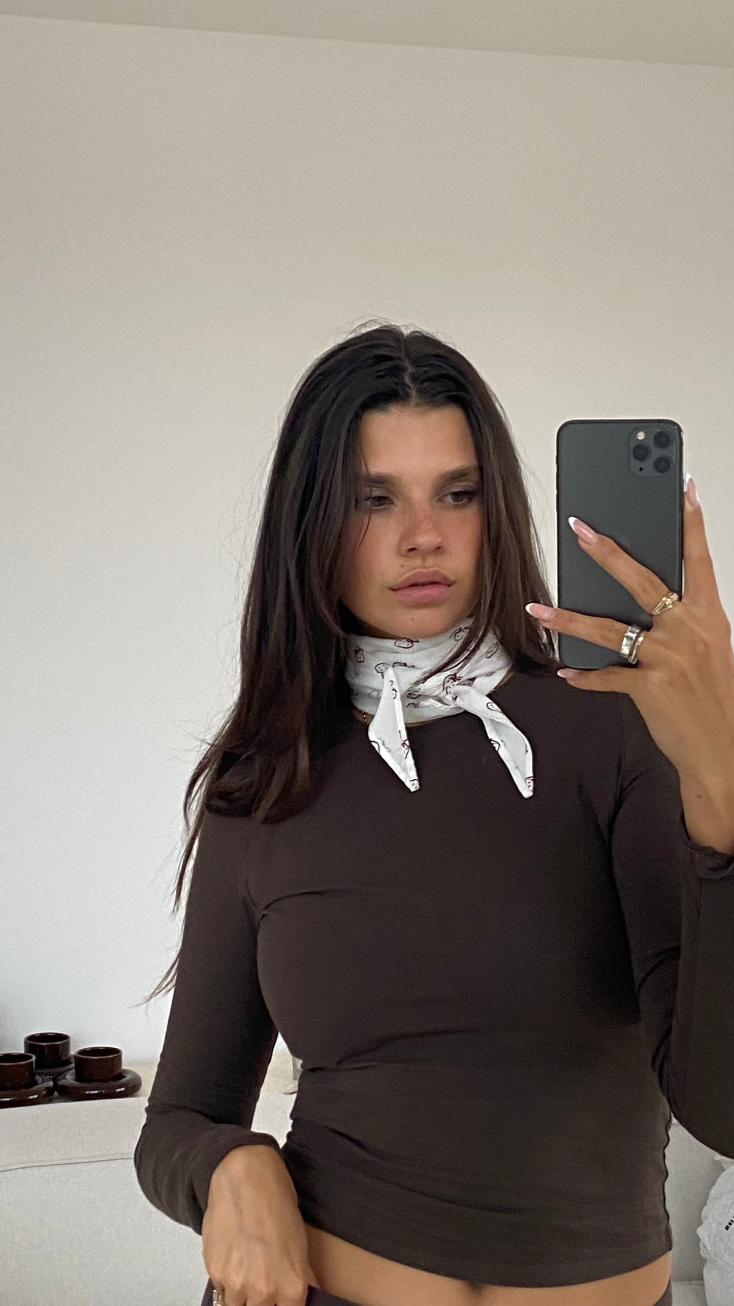 ruby scarf