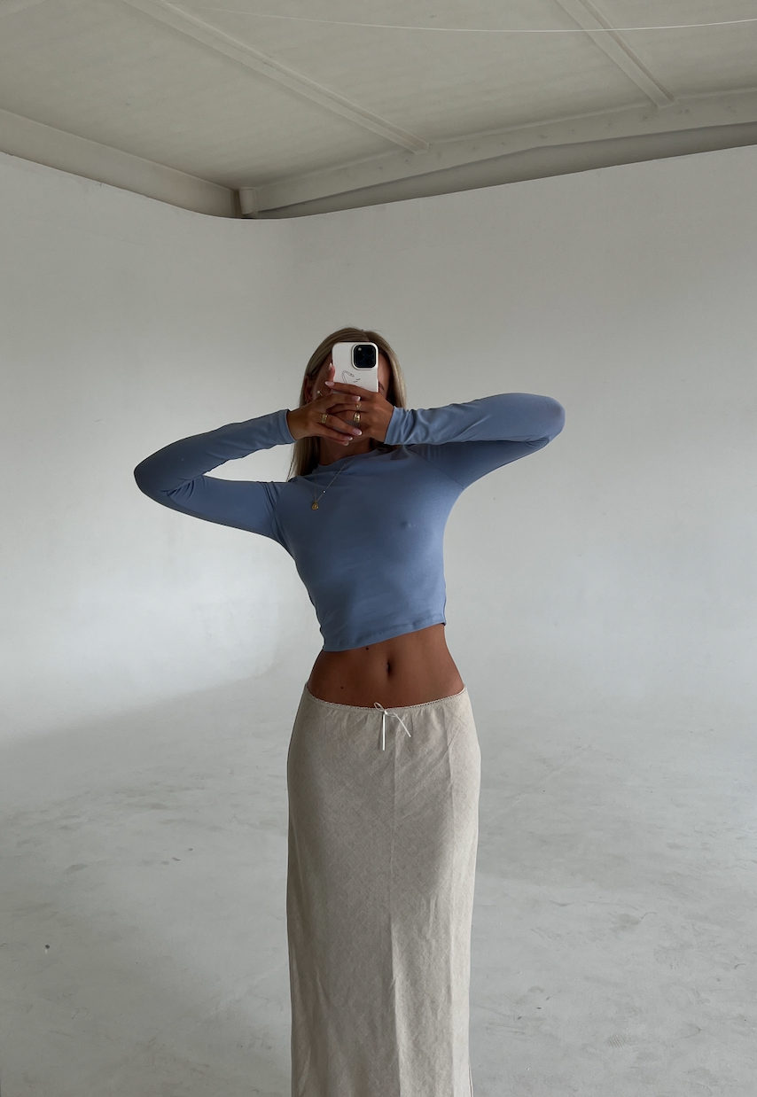 x lili - soft longsleeve blue