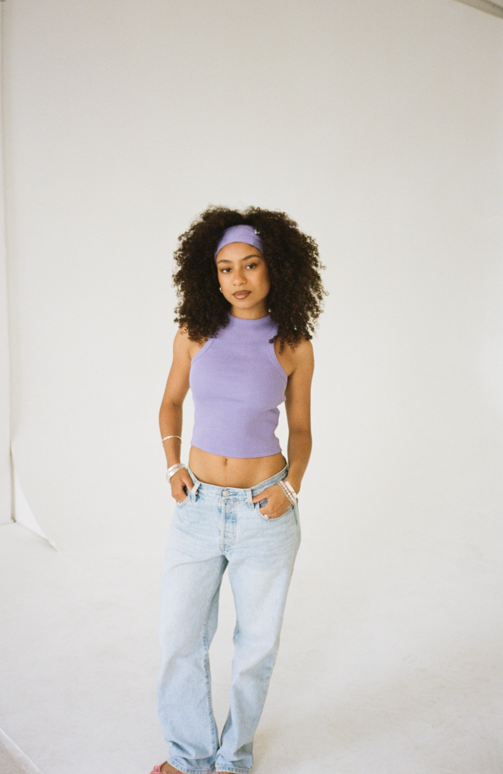 tank top purple