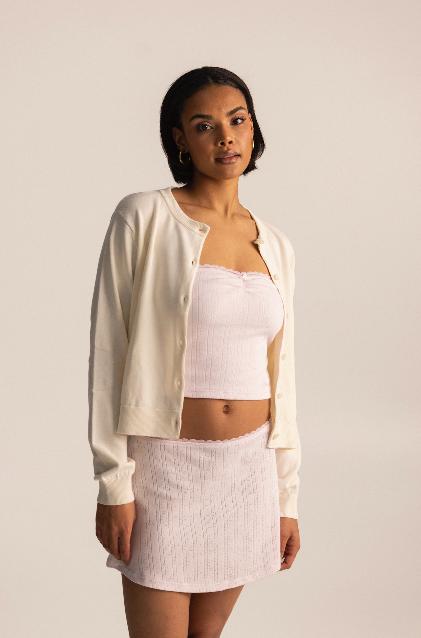 dreamy tube top baby pink