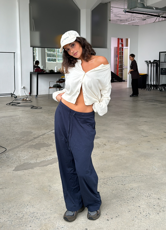 all day sweat pants deep blue