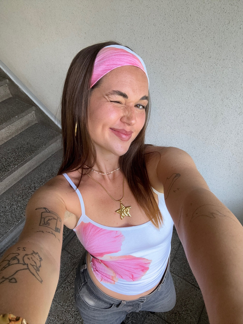 hairband island flower