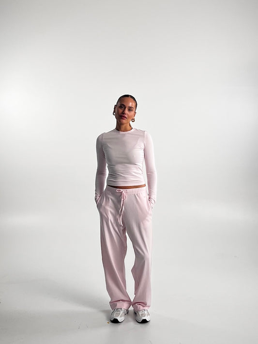 all day sweat pants baby pink