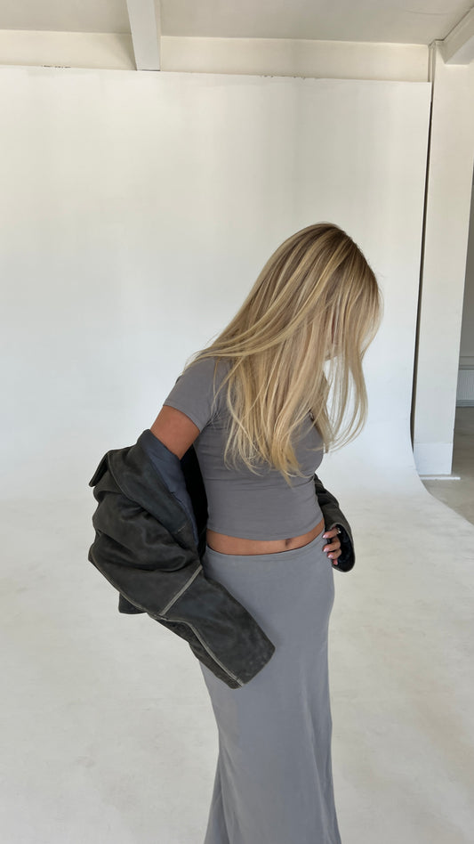 x lili - lounge skirt light grey