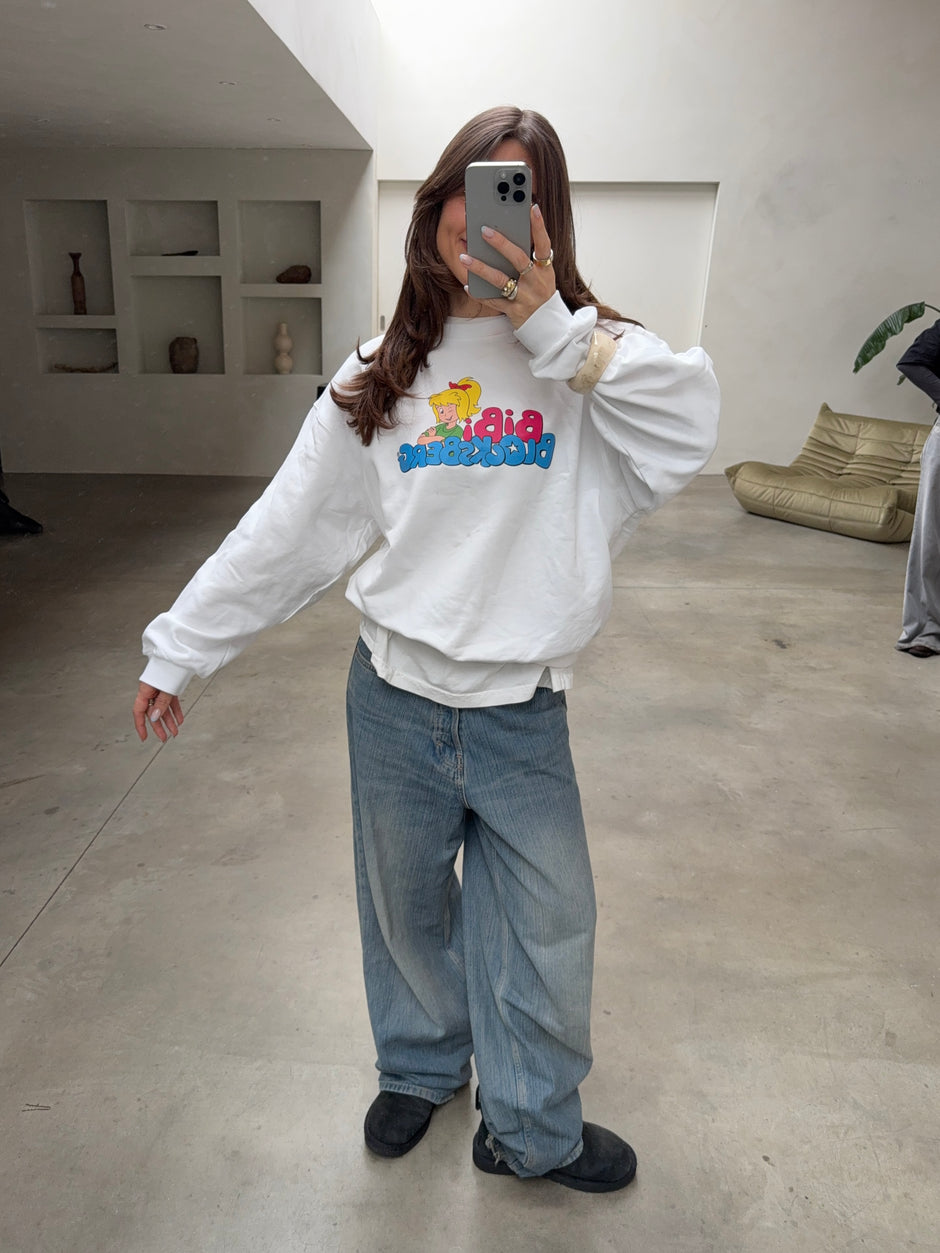 x bibi sweater white