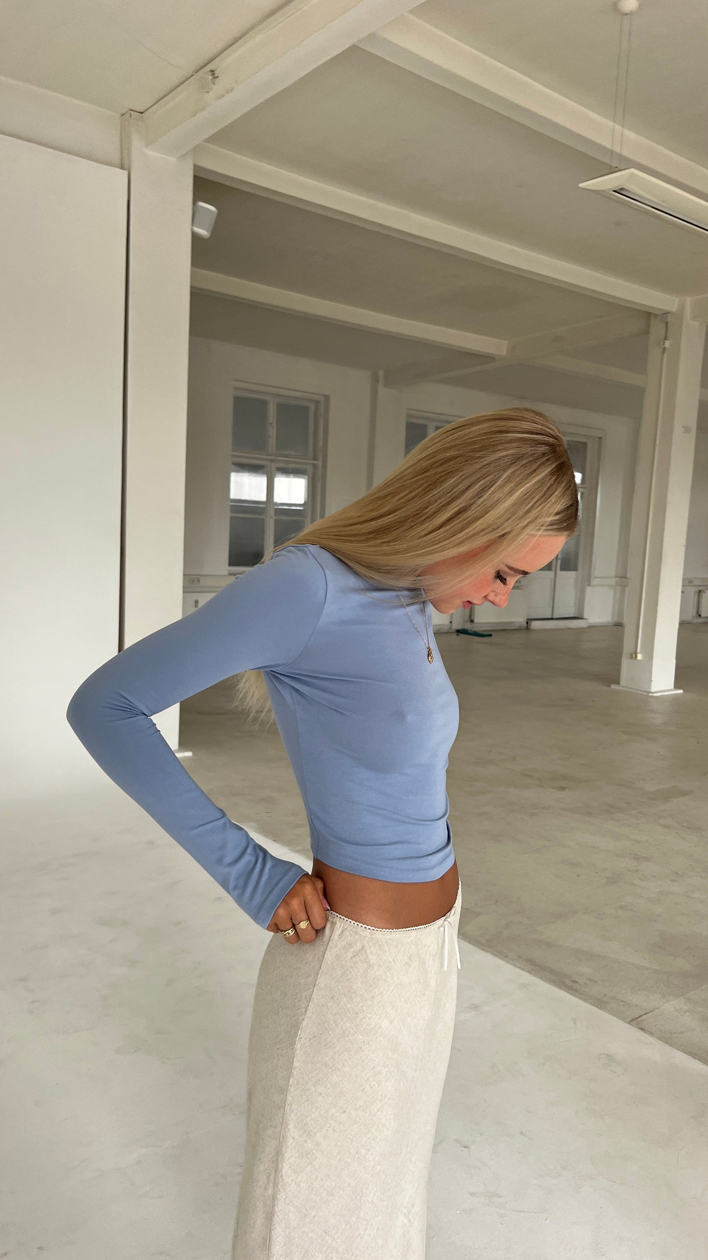 x lili - soft longsleeve blue