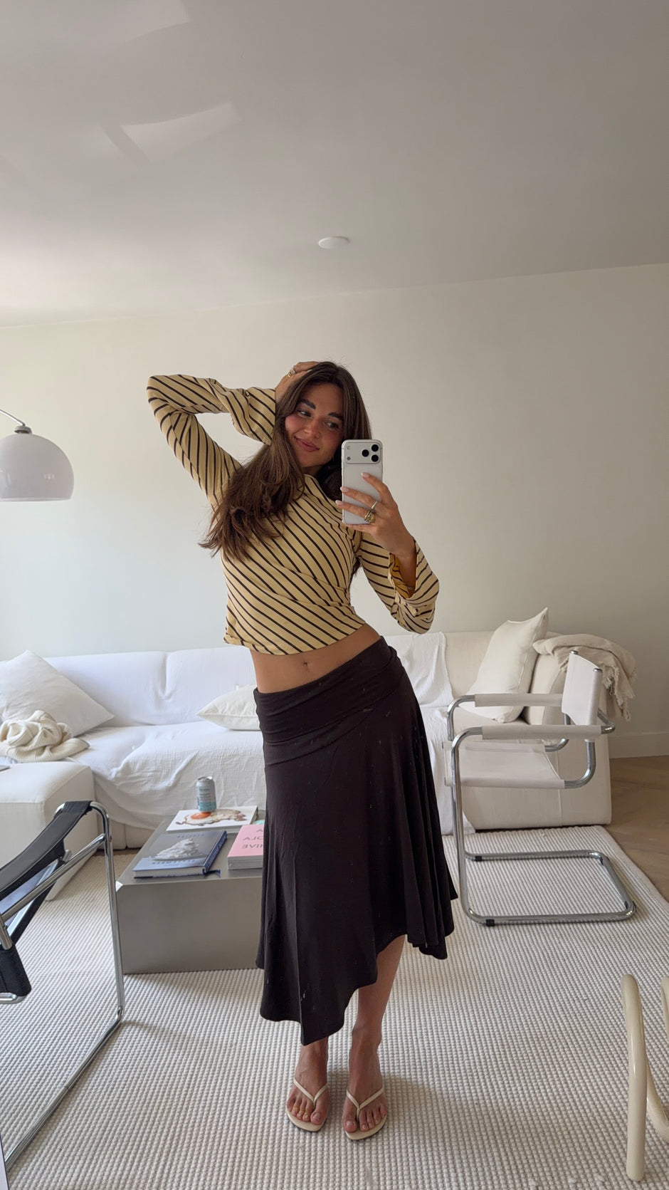 cocoa vanilla stripe set