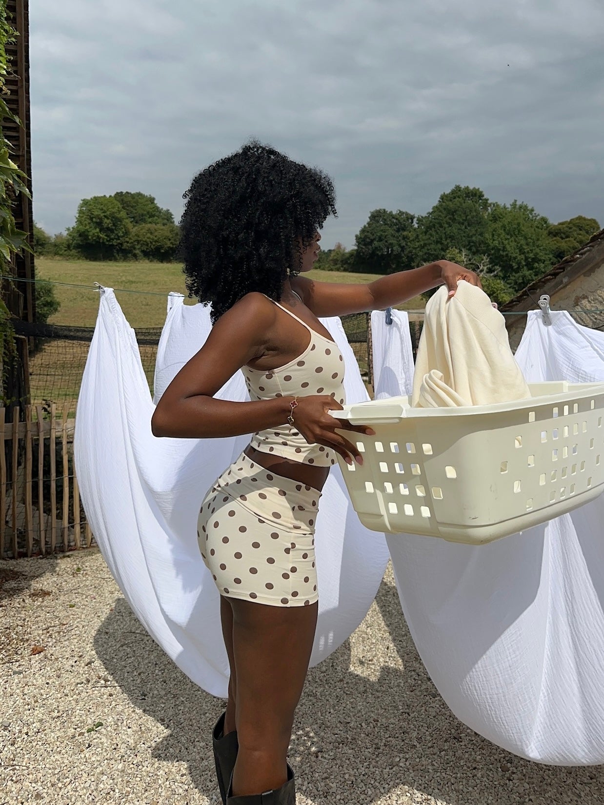 x lili - polka dots set