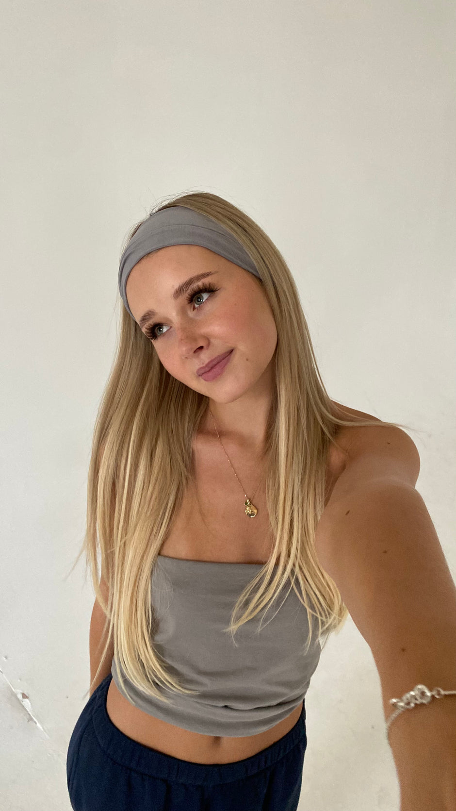 x lili - hairband light grey