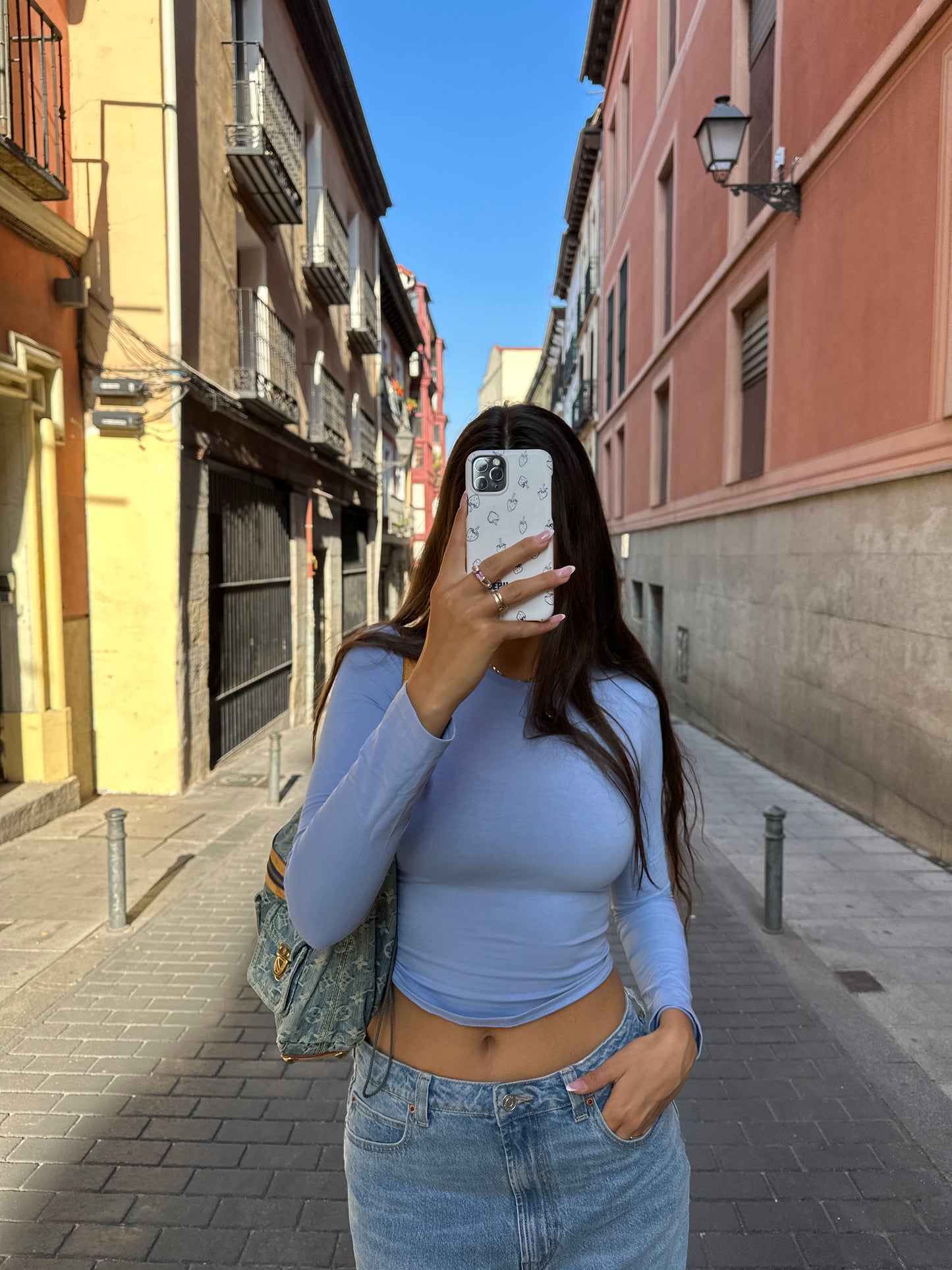 x lili - soft longsleeve blue