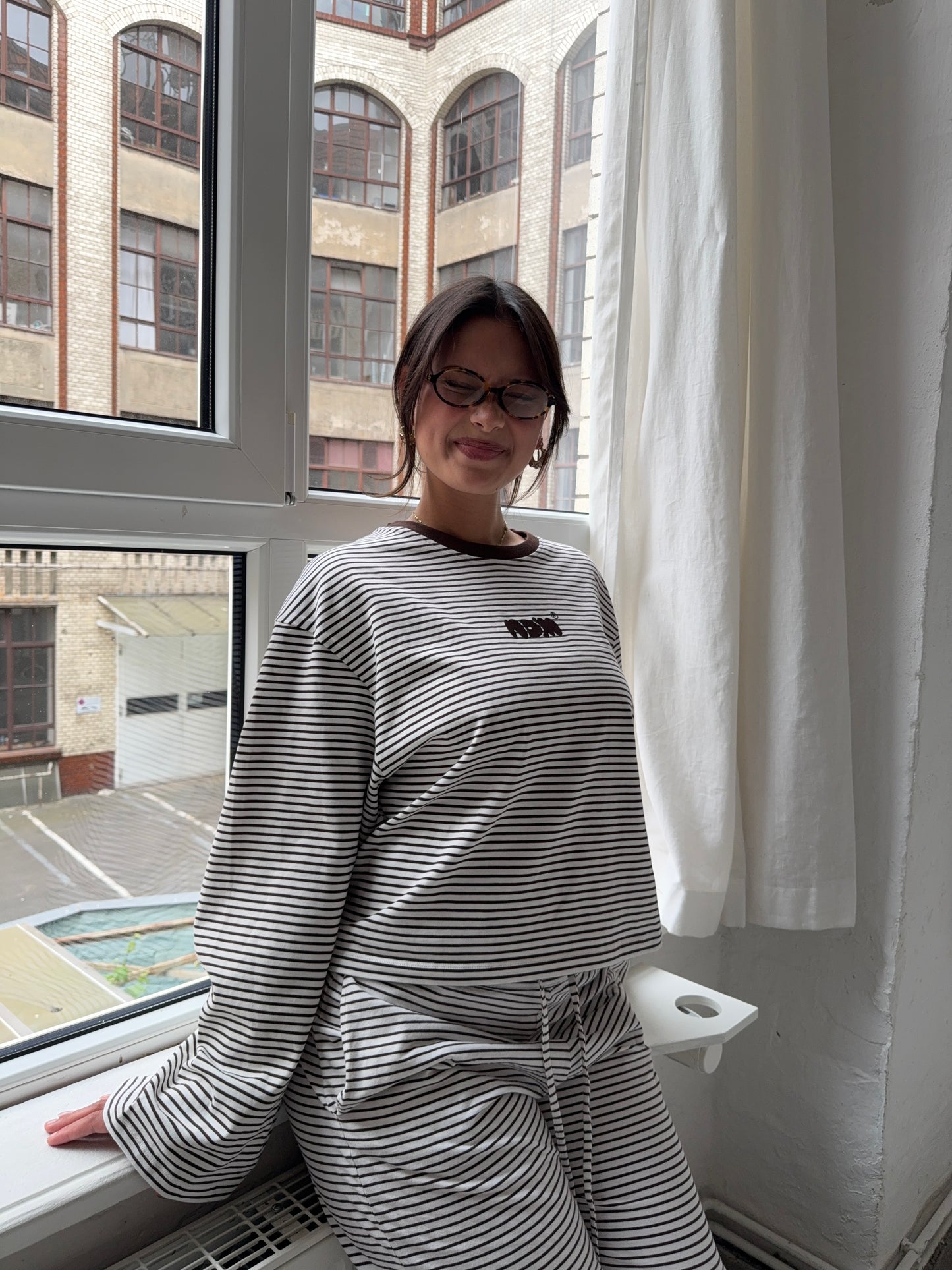 chocolate cream longsleeve set