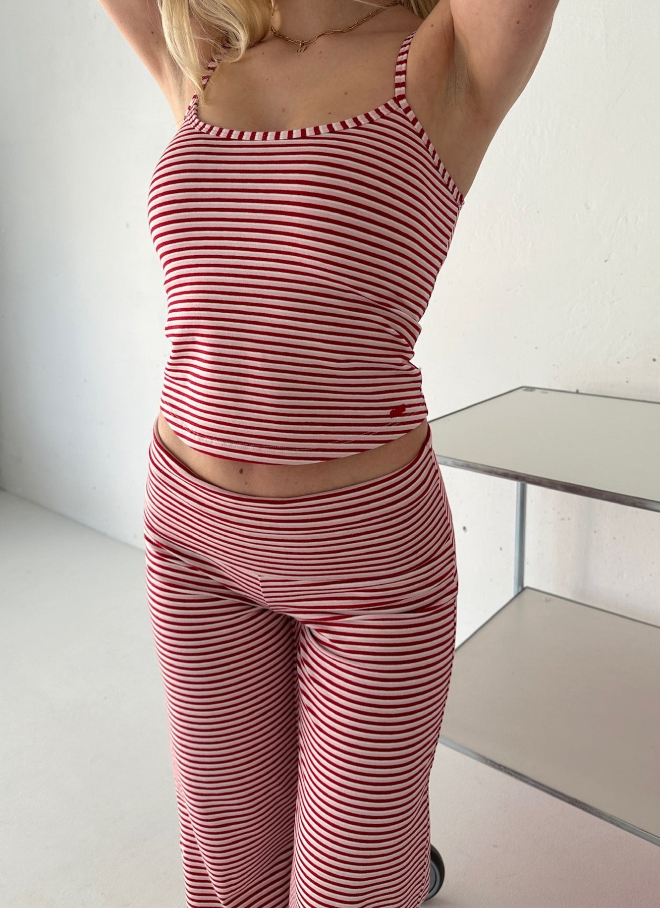 soft spaghetti top lucky stripes