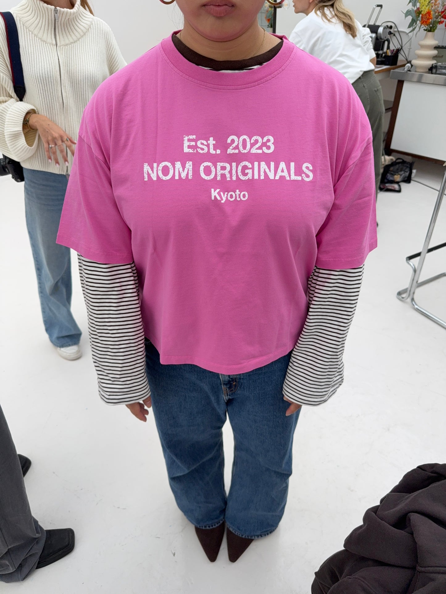 oversized tee kyoto magenta
