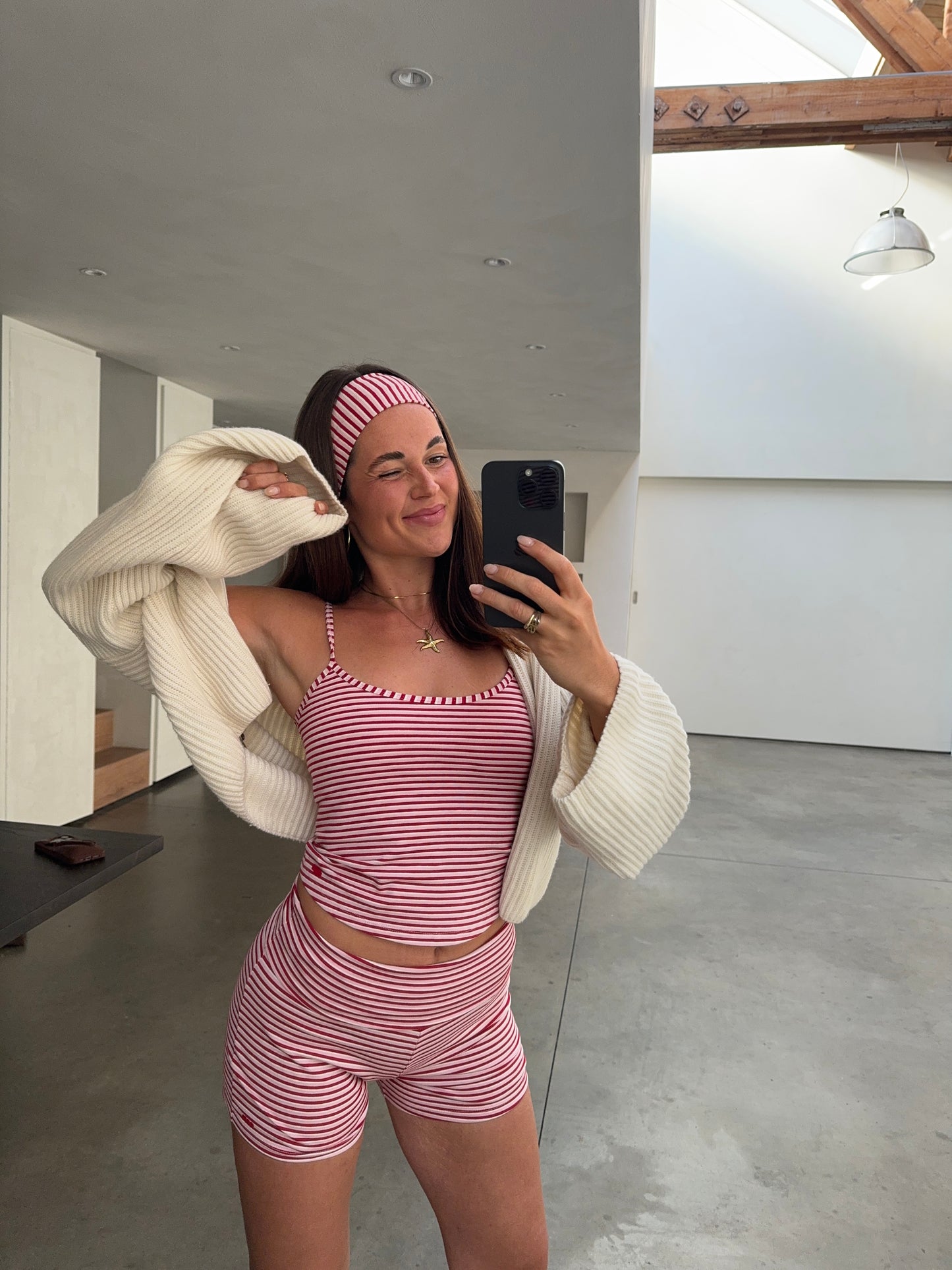 soft shorts lucky stripes