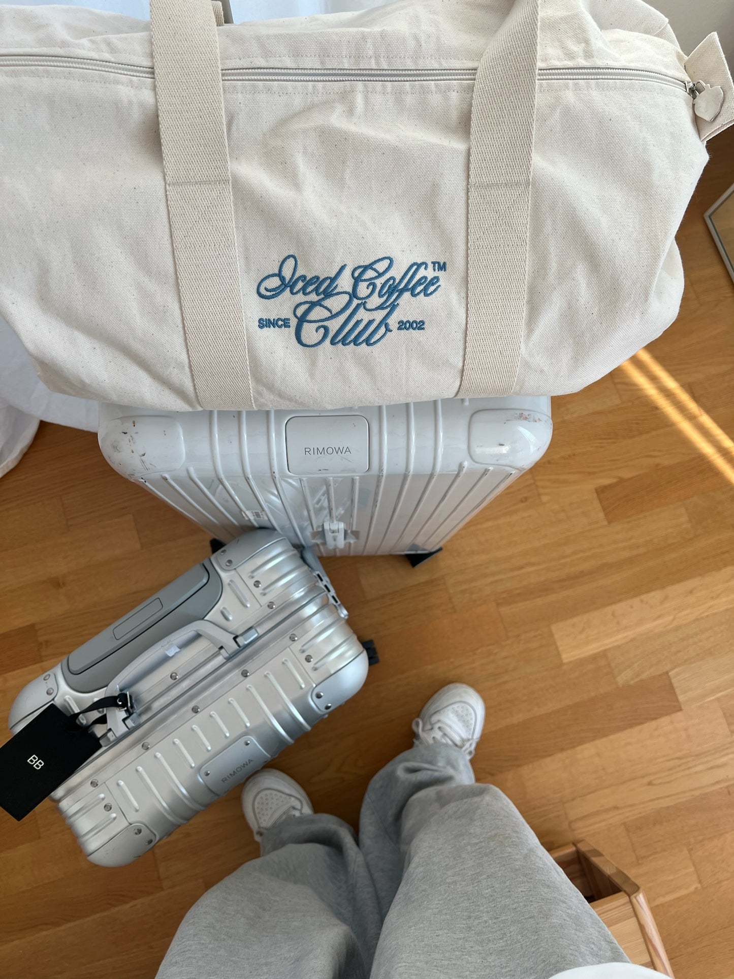 by belina - gym bag iced coffee club