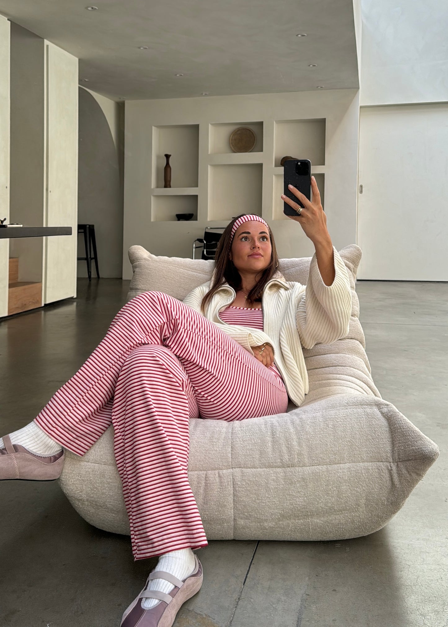 soft spaghetti top lucky stripes