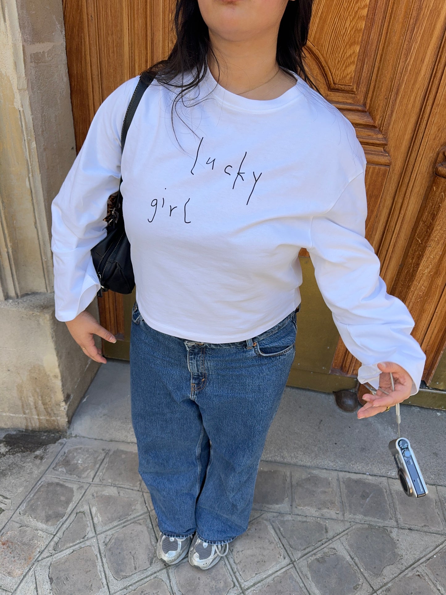 oversized longsleeve lucky girl