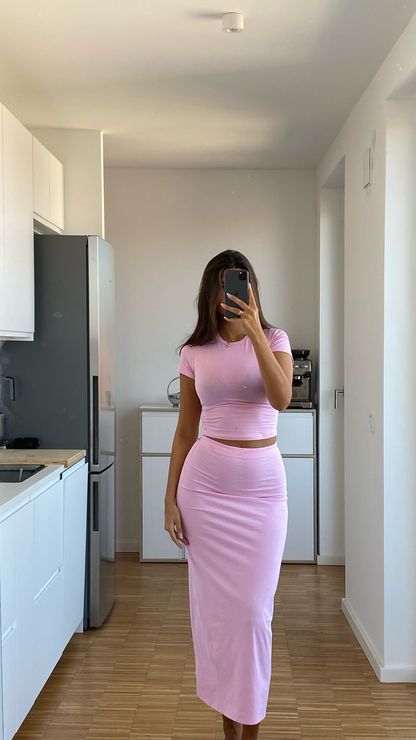 lounge skirt pink