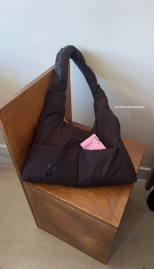 nylon bag brown