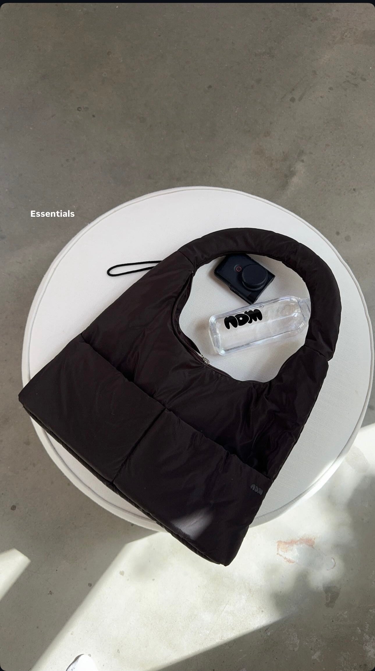 Nylon Bag - Brown