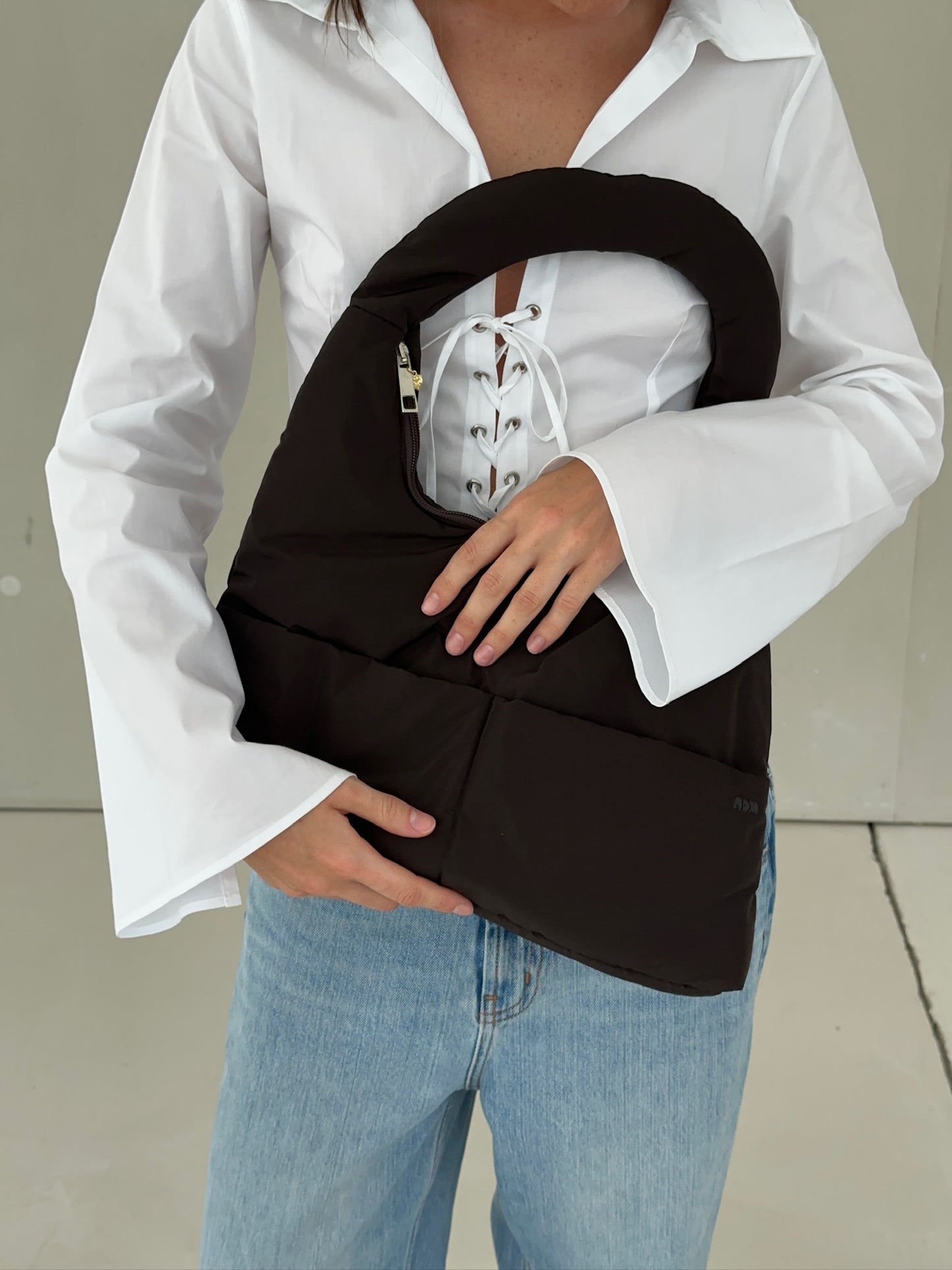 Nylon Bag - Brown