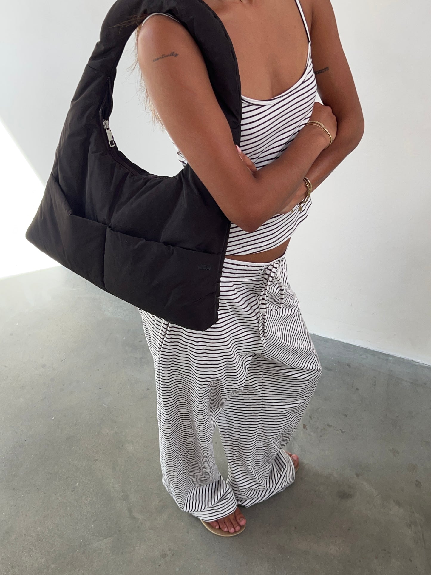 Nylon Bag - Brown