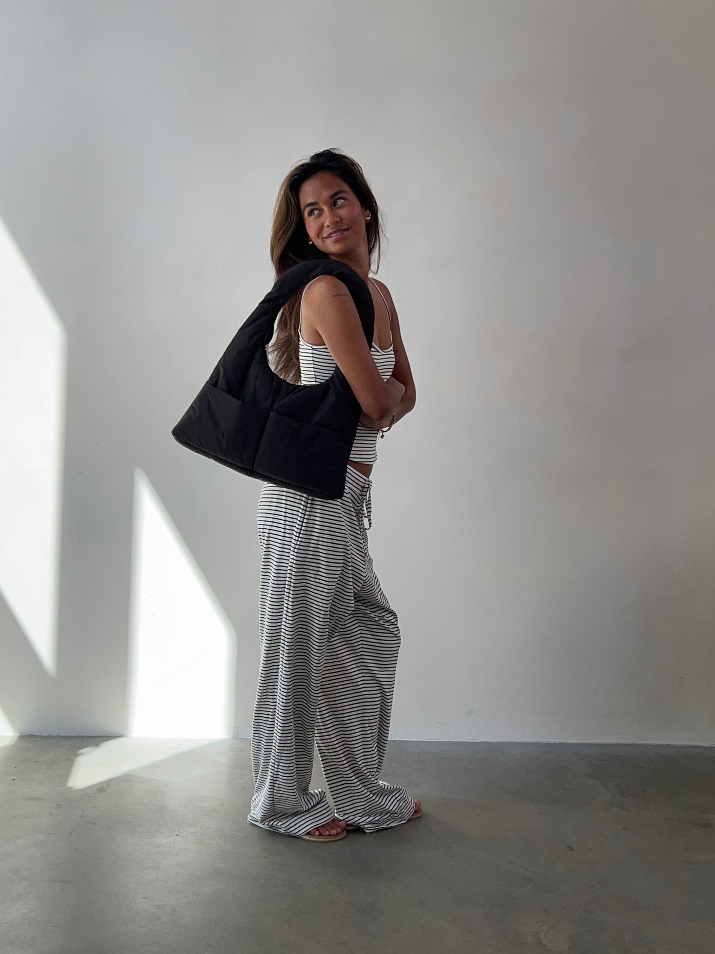 Nylon Bag - Brown