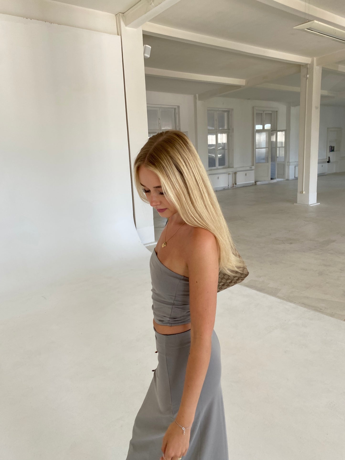 x lili - lounge skirt light grey