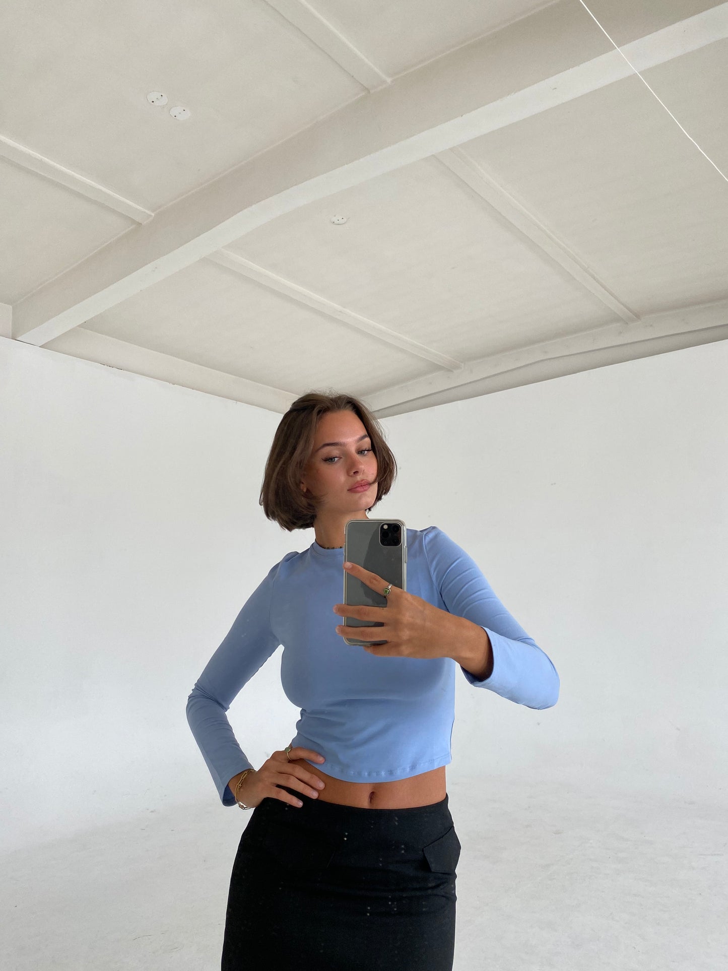 x lili - soft longsleeve blue