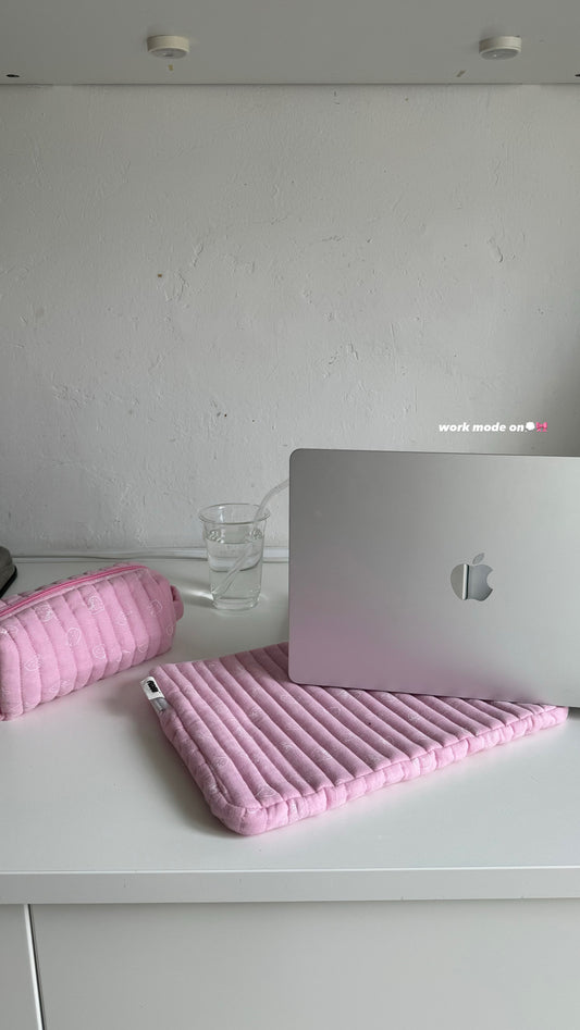 laptop bag pink berries