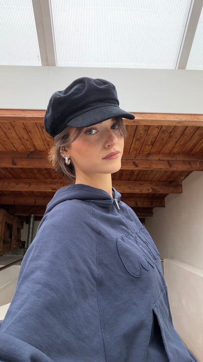 x fabi - zip hoodie deep blue