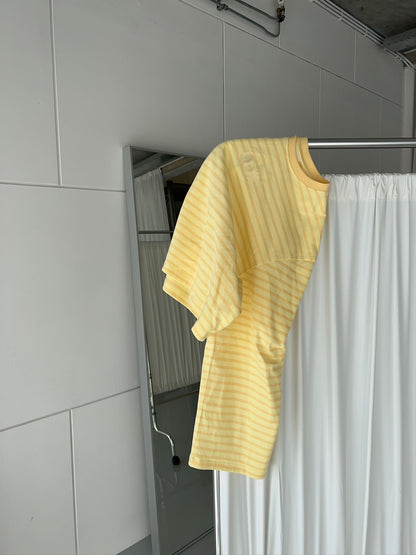 oversized longsleeve butter yellow stripes