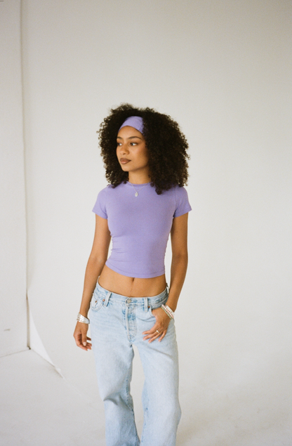 soft tee purple