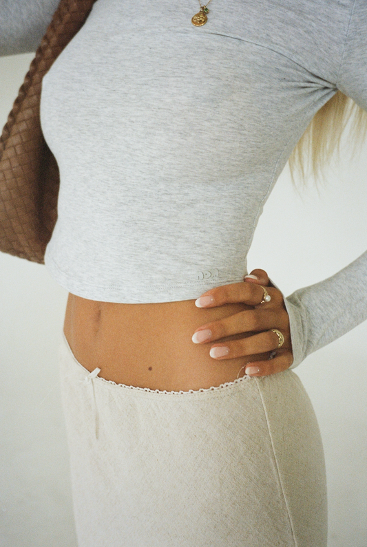 x lili - longsleeve grey