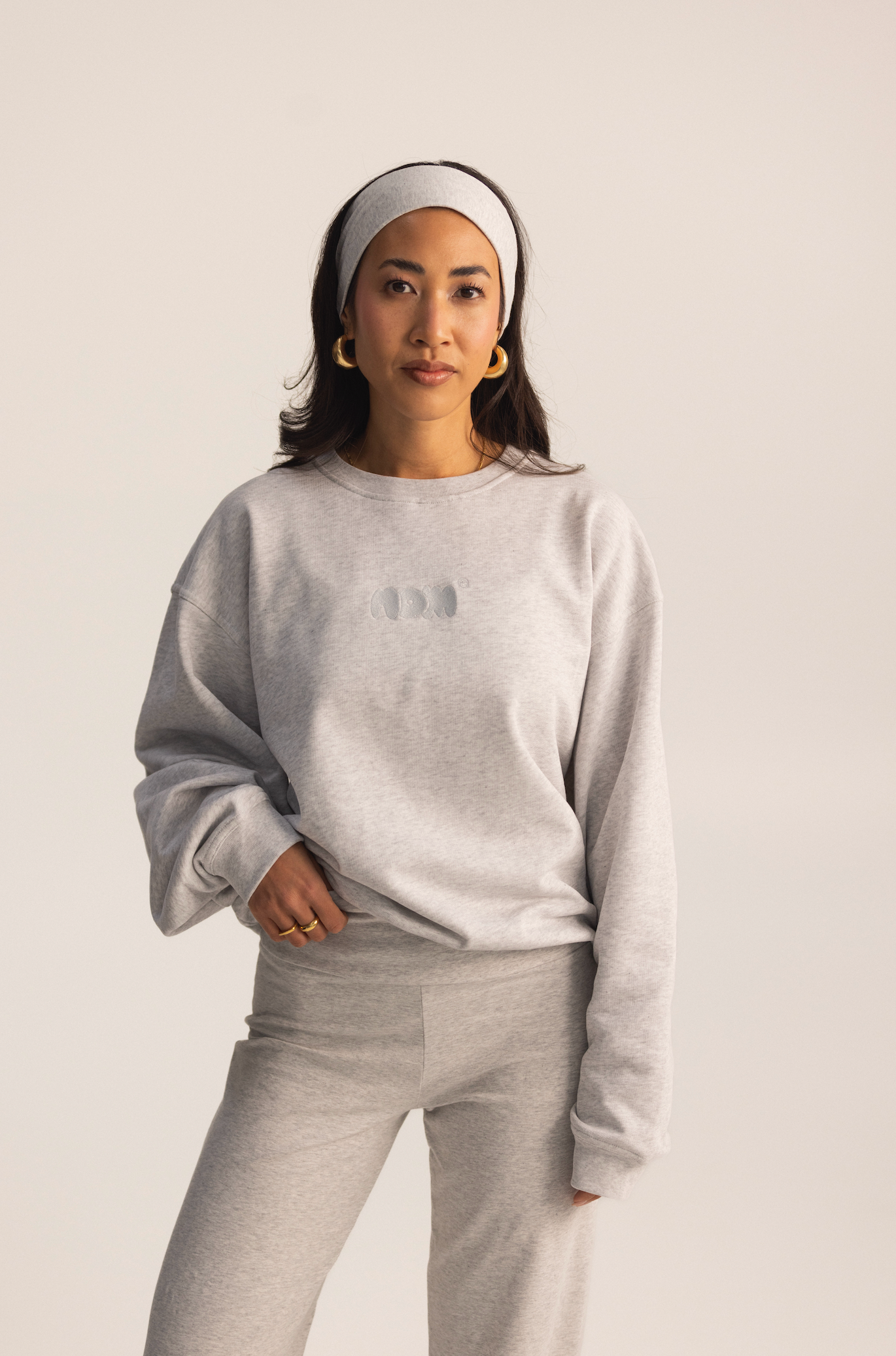 sweater grey melange