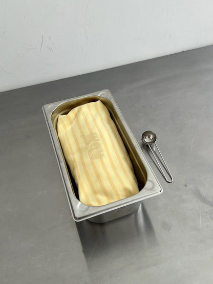oversized longsleeve butter yellow stripes