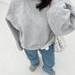 sweater grey melange