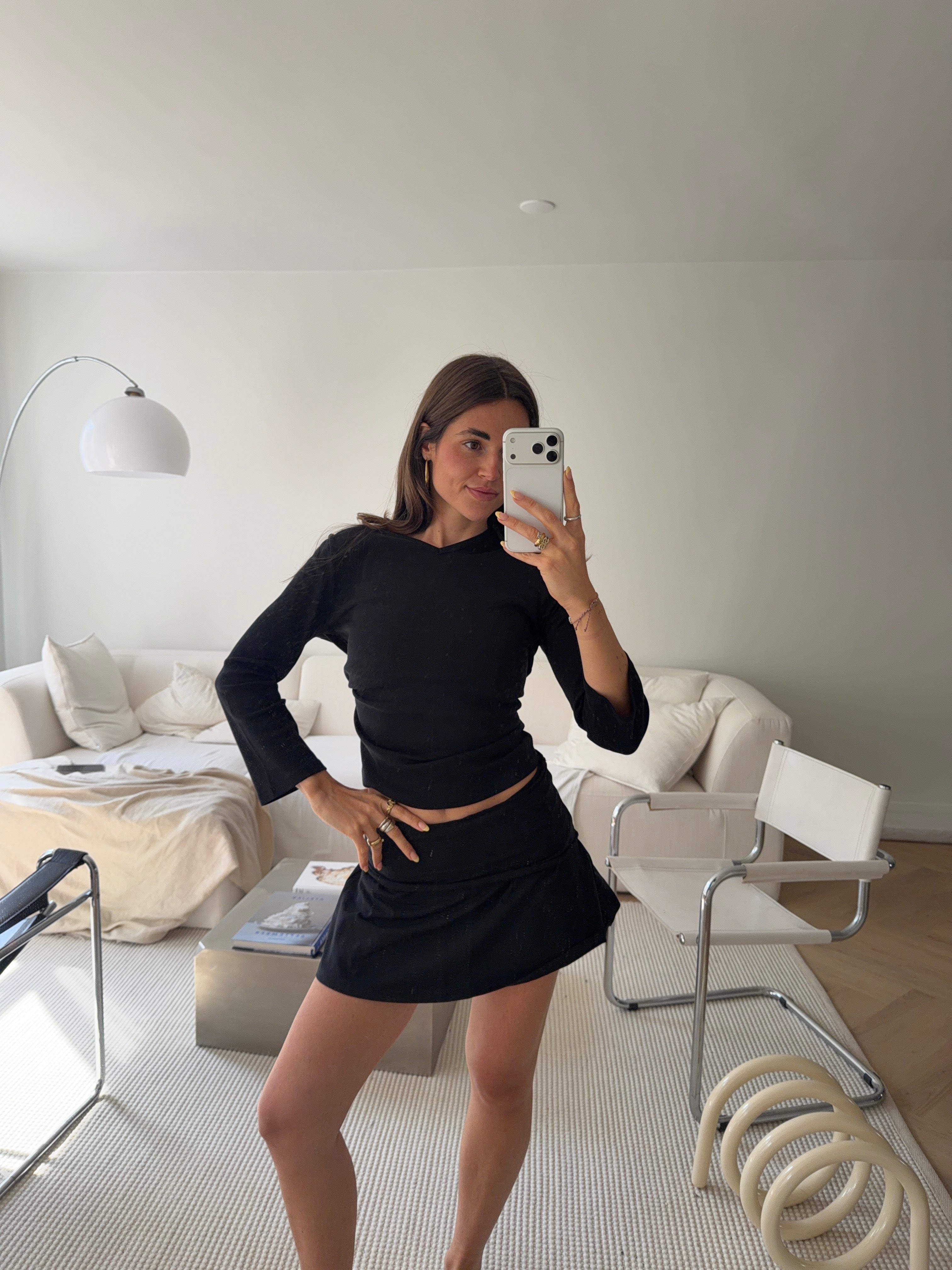 Soft Skirt Set Black | Buttery Soft | Nom Originals