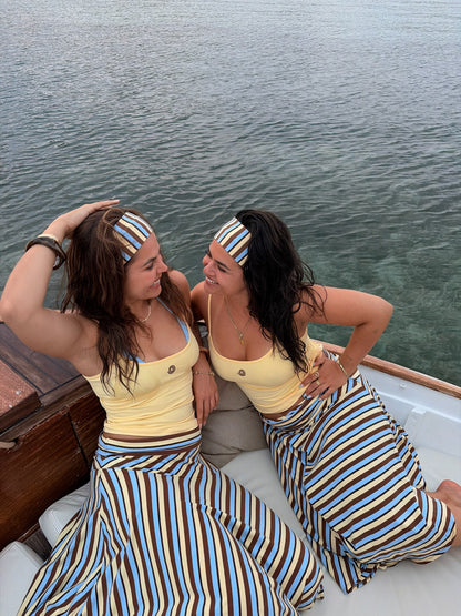x morena - hairband stripes