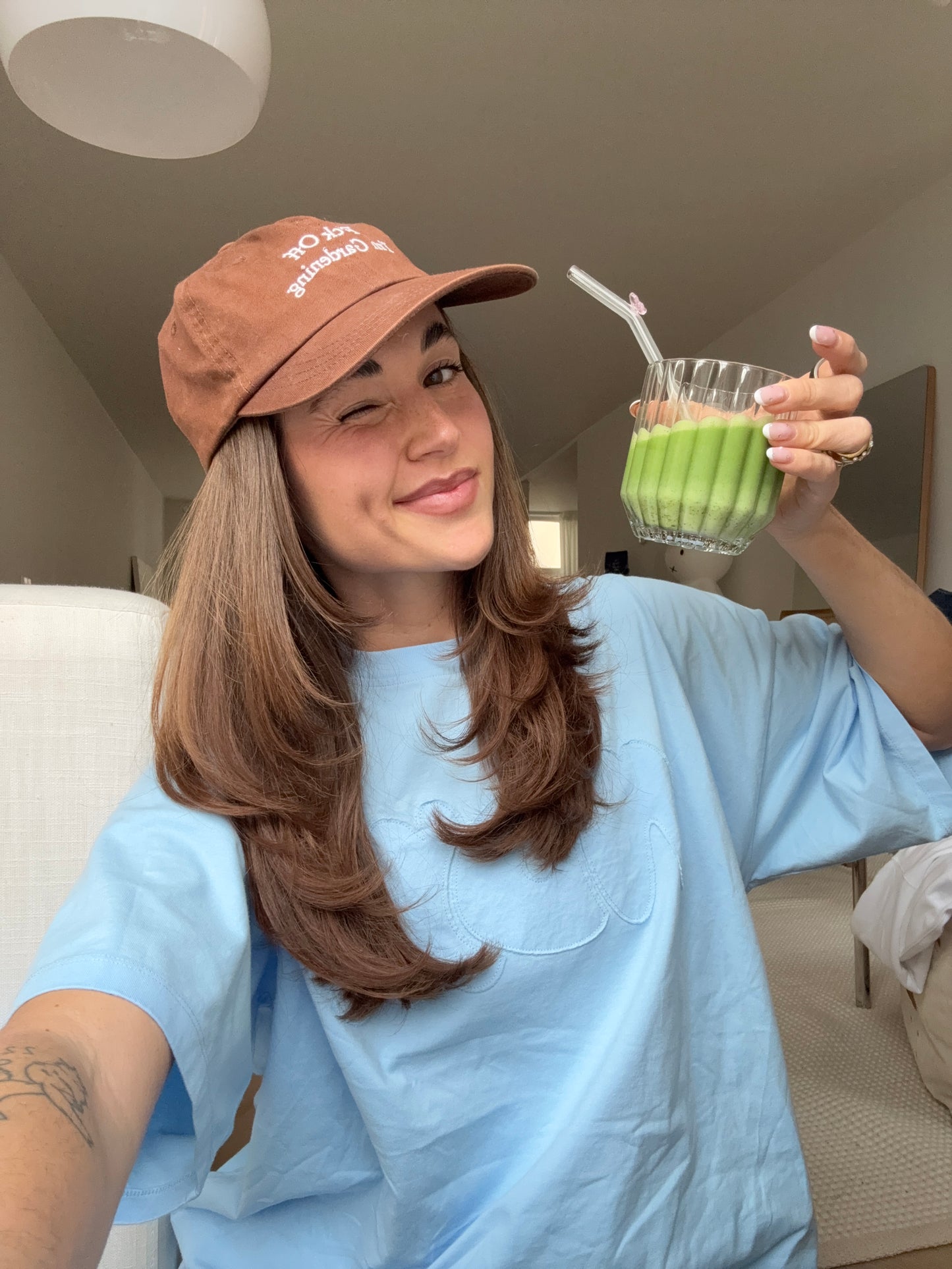 oversized tee arctic blue