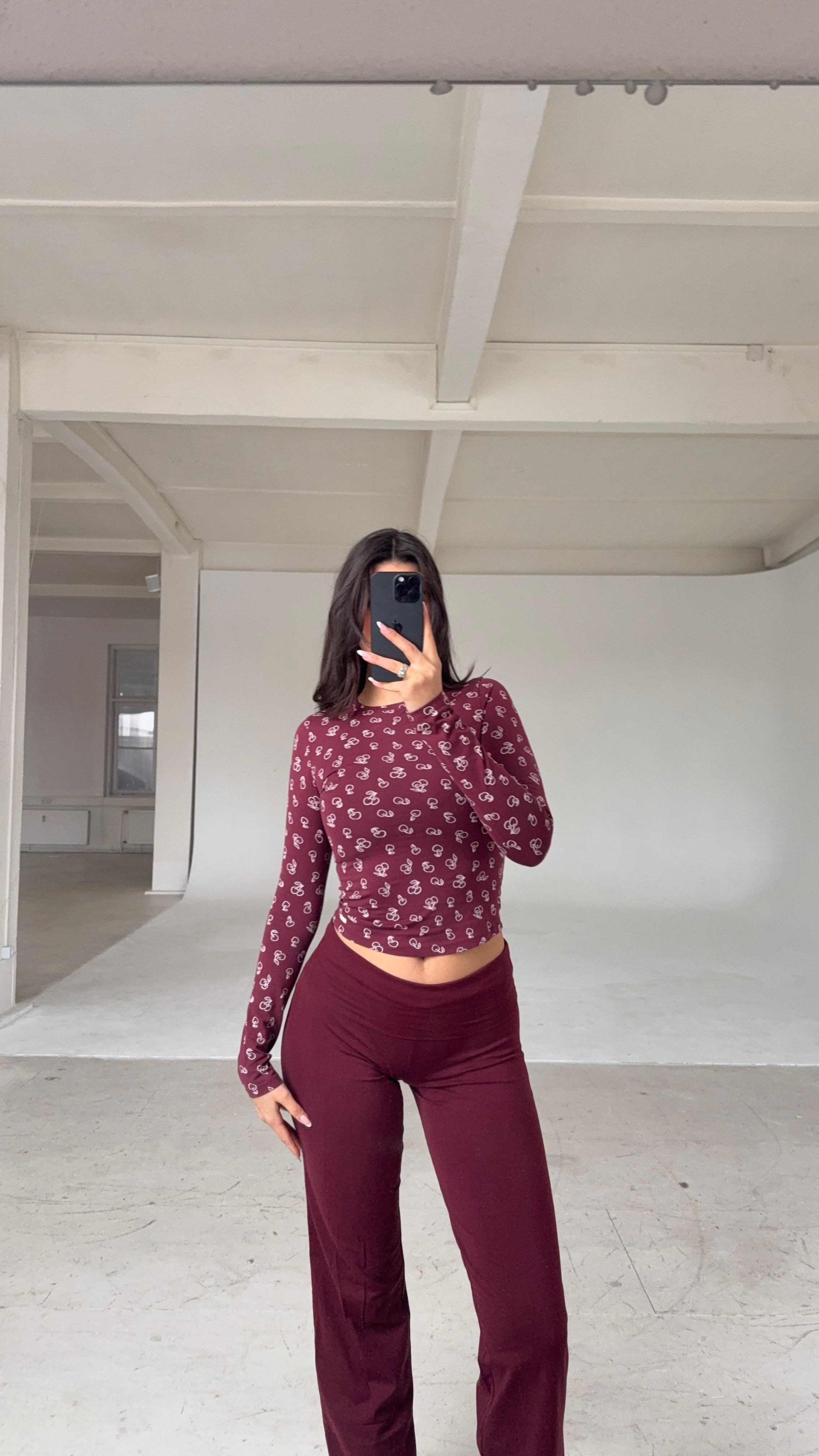 soft longsleeve long cherries – Nom Originals