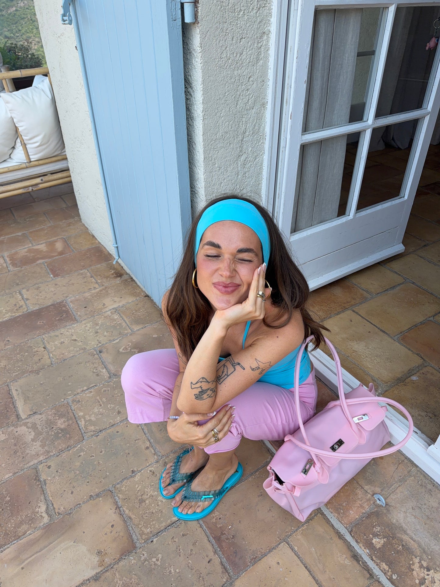 hairband turquoise