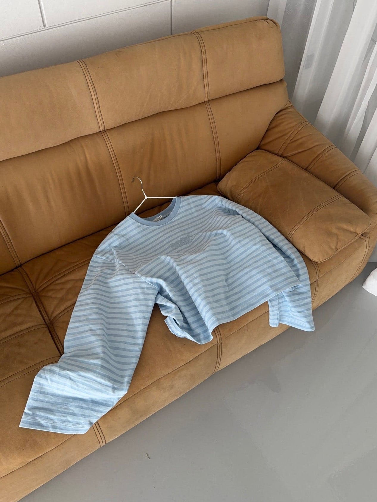 oversized longsleeve blue stripes