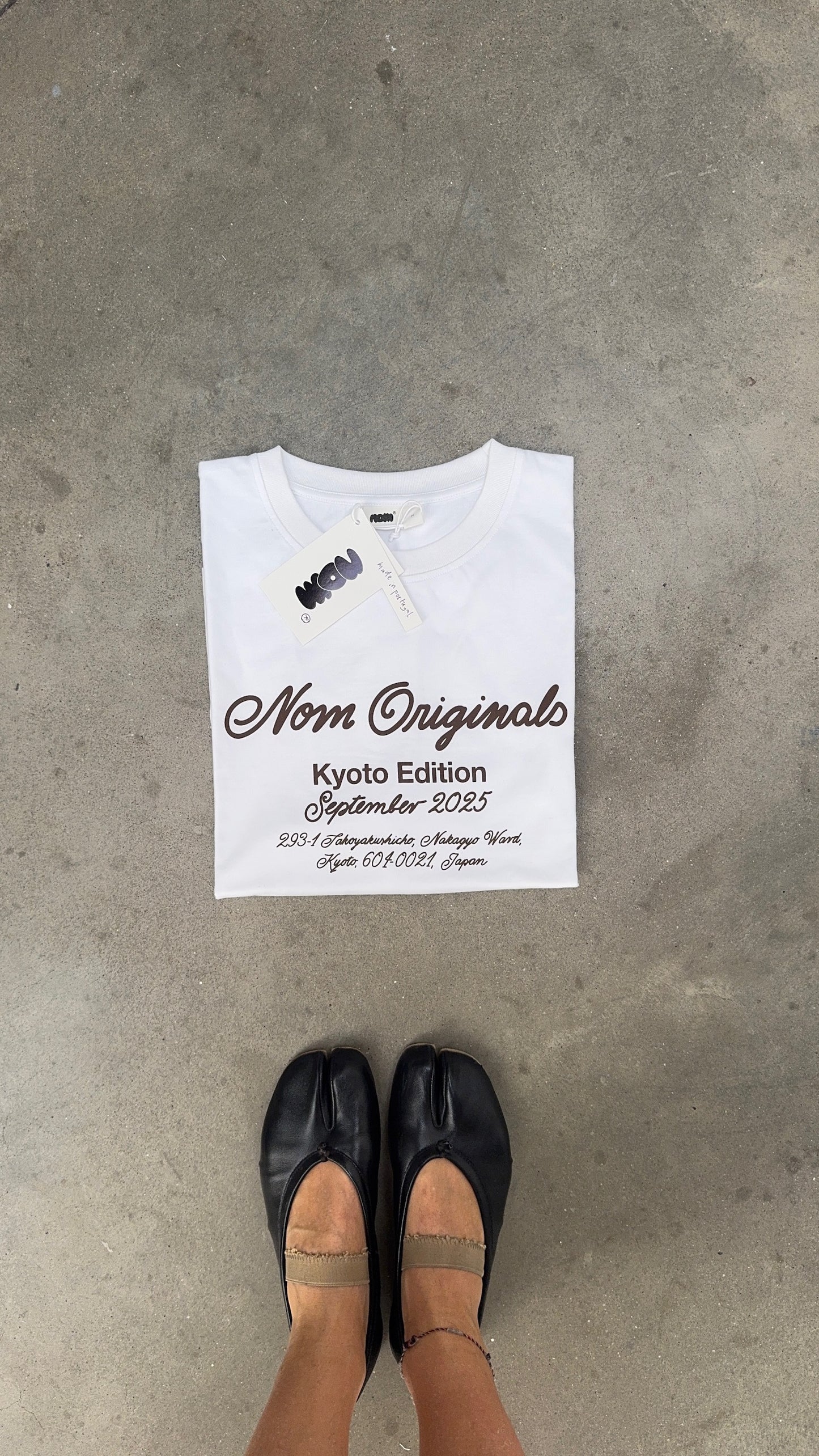 oversized tee kyoto ed white