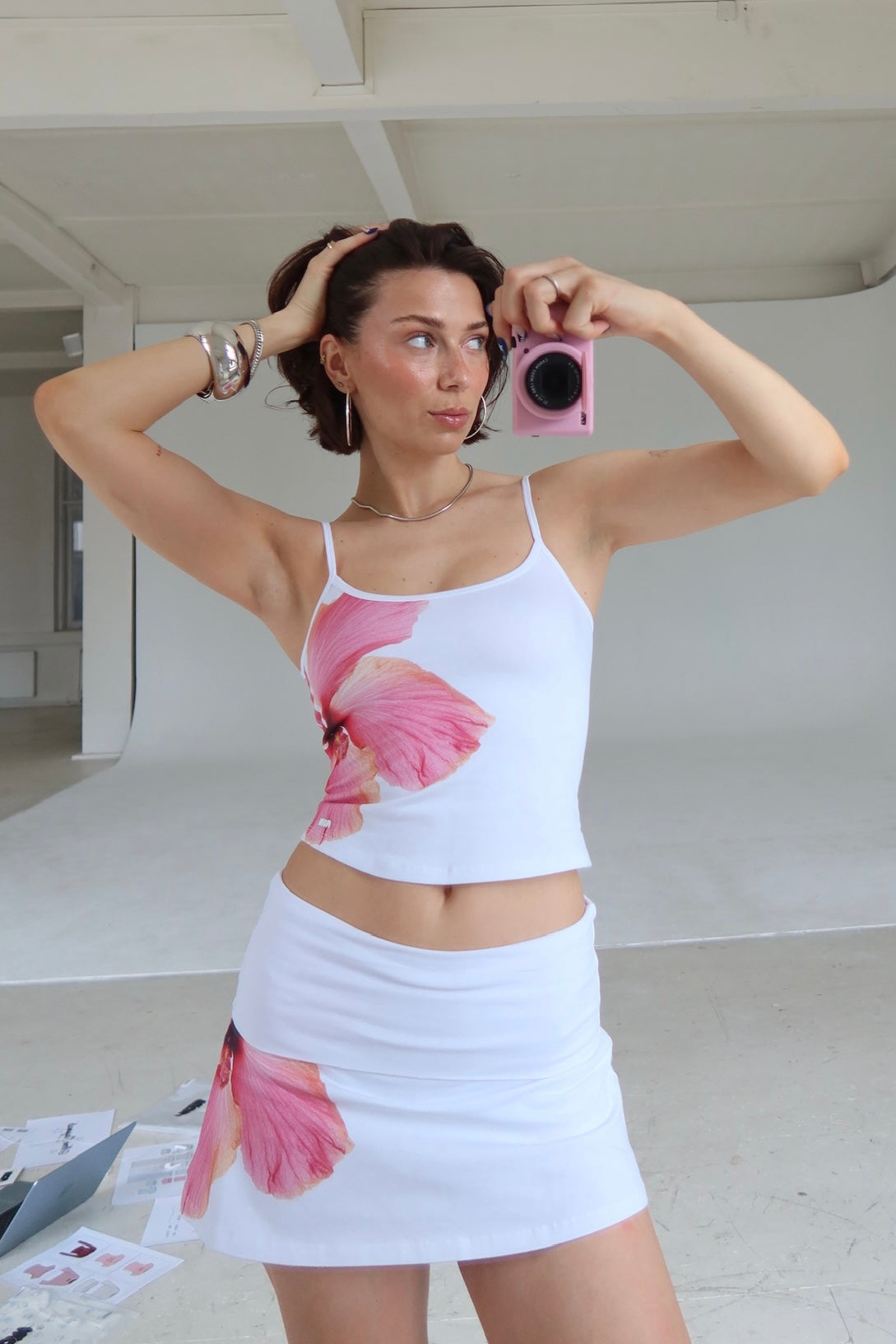 soft skirt - island flower