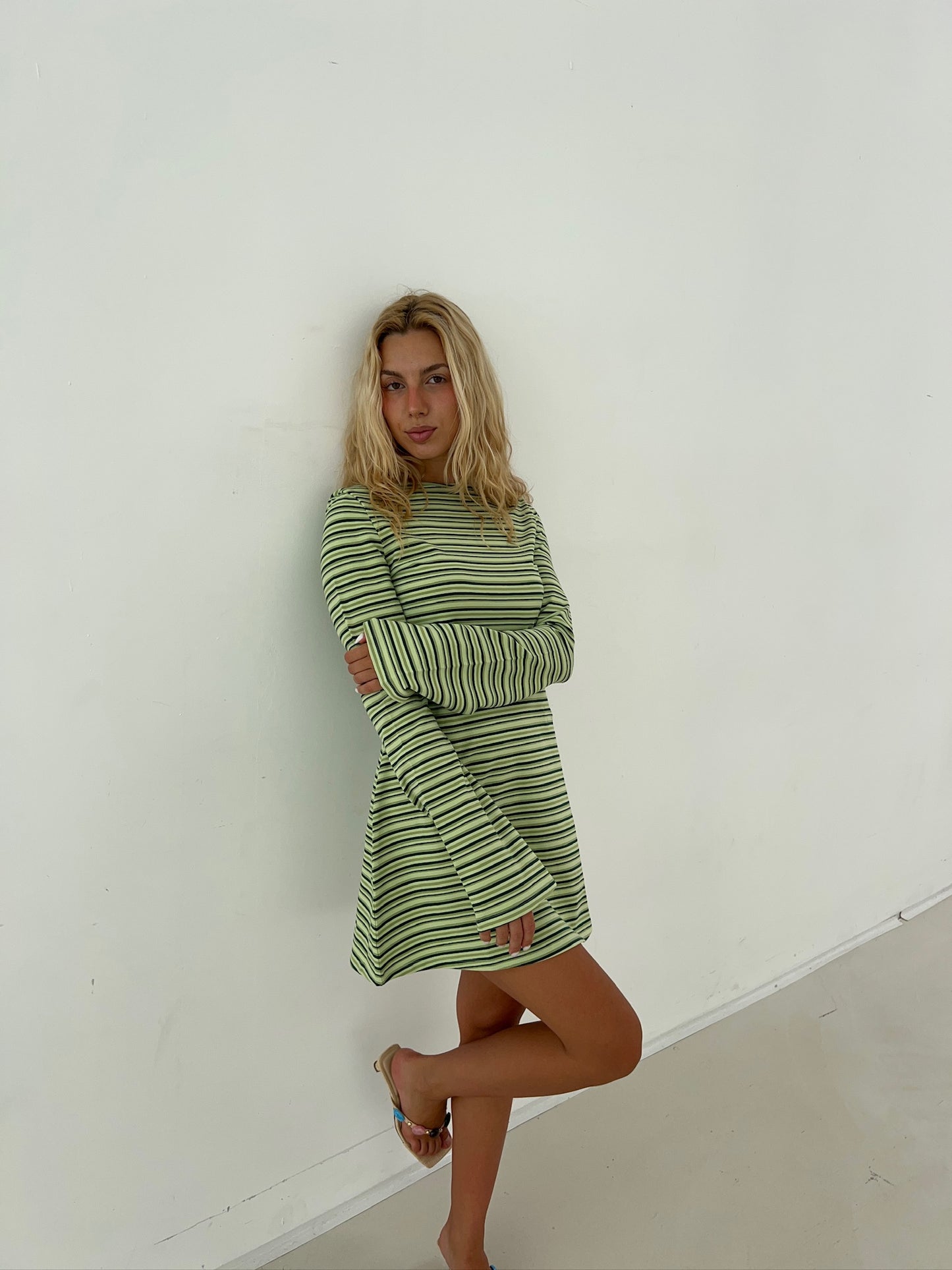 soft dress city stripes