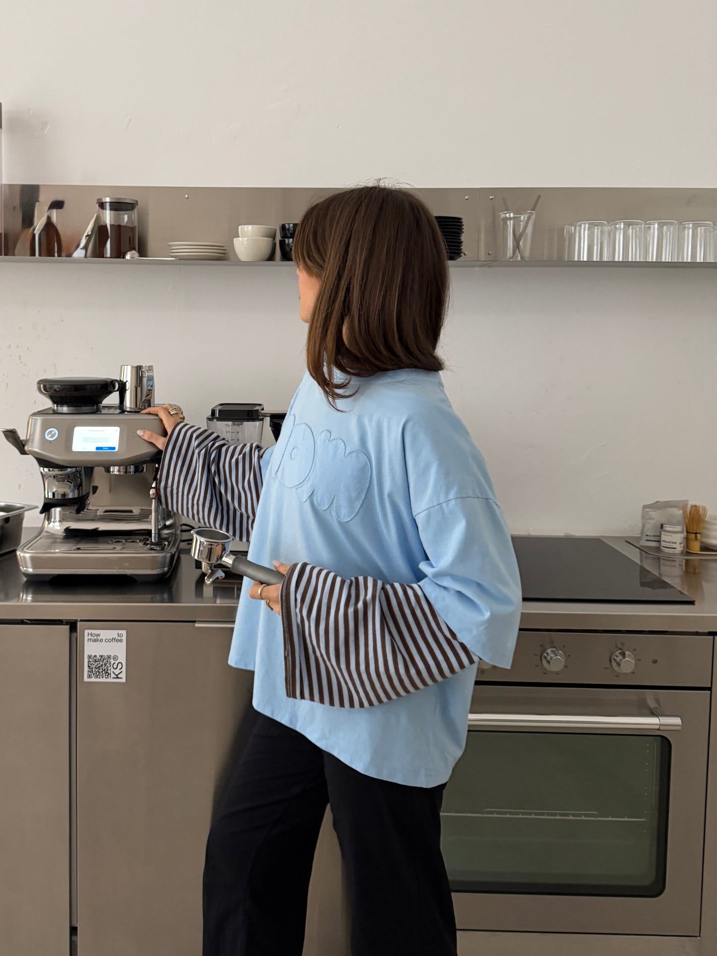 oversized tee arctic blue