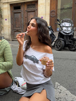 Offshoulder Tee - Vintage Car