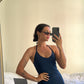 sport dress dark blue